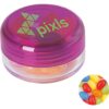Kunststof rond potje met ca. 12 gr. jelly beans