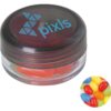 Kunststof rond potje met ca. 12 gr. jelly beans