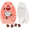 Paasei-chocoladedoos met 20 rechthoekige chocolaatjes
