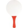 Beach tennisset in net
