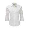 Tailored Blouse with 3/4 Sleeves