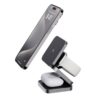 Terra RCS gerecycled aluminium opvouwbare 3 in 1 15W oplader