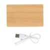 Bamboe powerbank Ruby 4000mAh