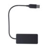 Gerecyclede aluminium USB hub Layton