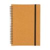 Gerecycled leren notitieboek A5 Egon