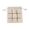 Natuurlijk houten tic-tac-toe spel Waltraud