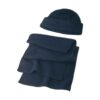 Polyester fleece (200 gr/m²) muts en sjaal Russo