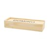 Houten doos met dominospel Enid