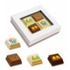 UITVERKOCHT! - Paasbonbons met logo, 4 stuks